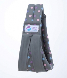 Babasling Dot Pink Grey
